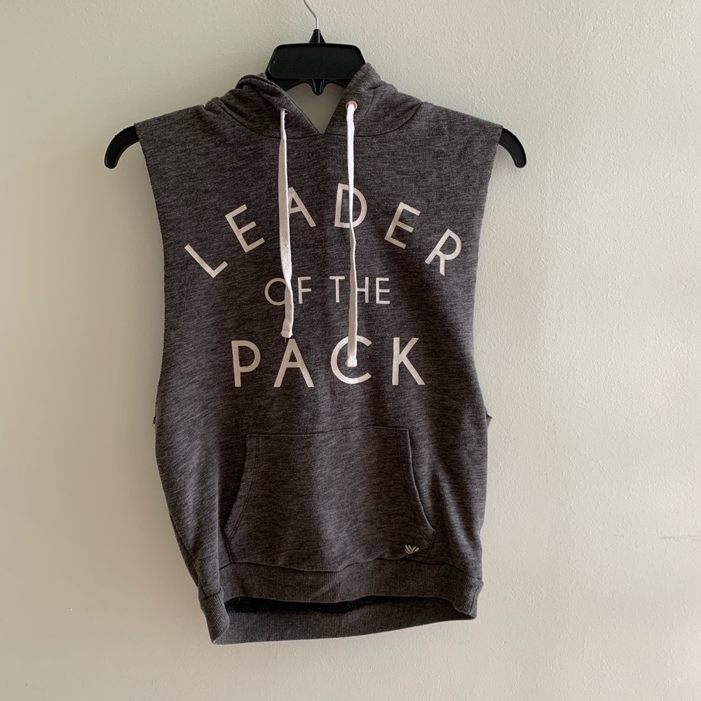 Gym sleeveless hoodie
